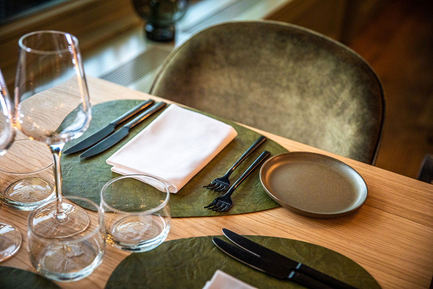 Vergaderen in Baarn - Restaurant Eemlust - Gedekte tafel